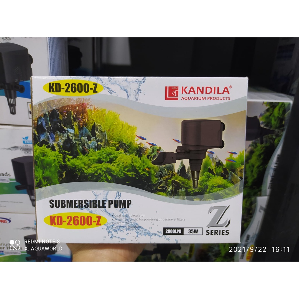 Kandila - Power Head Aquarium (KD-2600Z) - 2800L/H - 35w