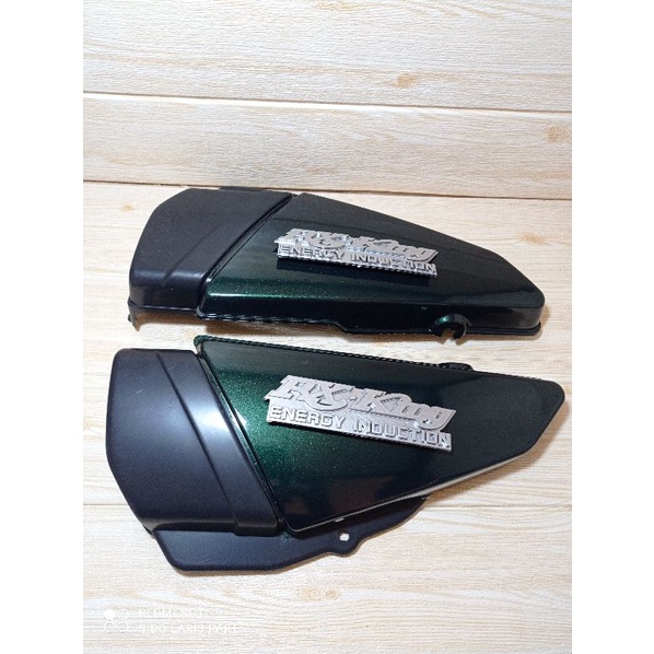 COVER AKI YAMAHA RX KING ijo botol-bok aki rx king tutup aki rx king ijo botol