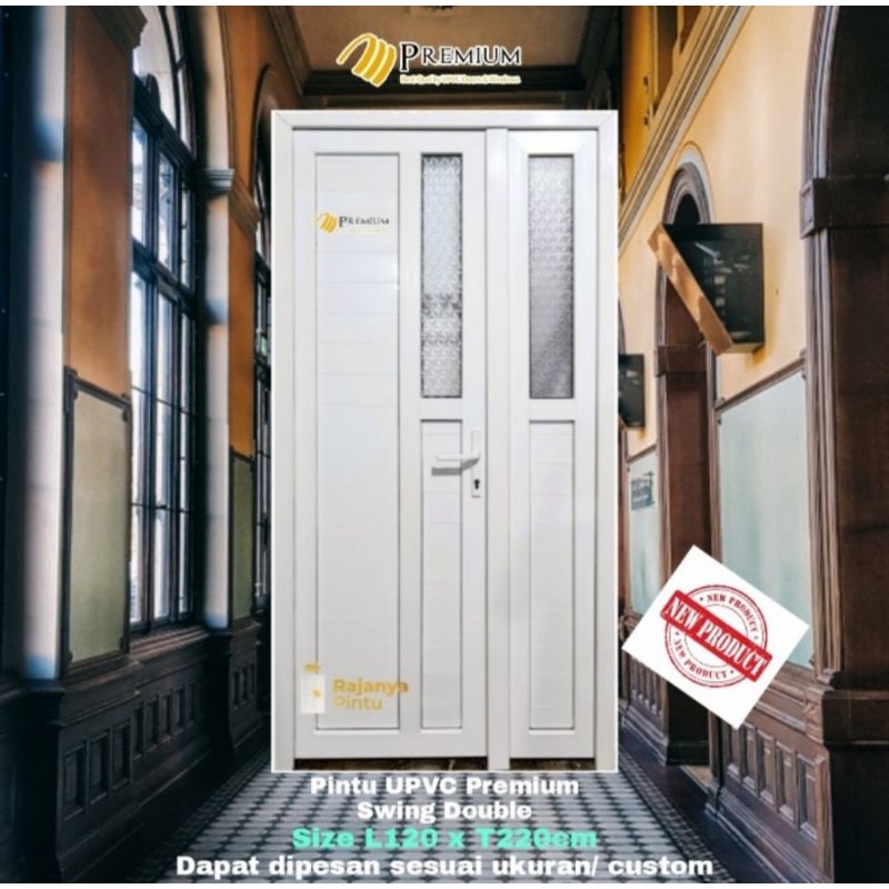Pintu Utama UPVC Rubicon Premium - swing double