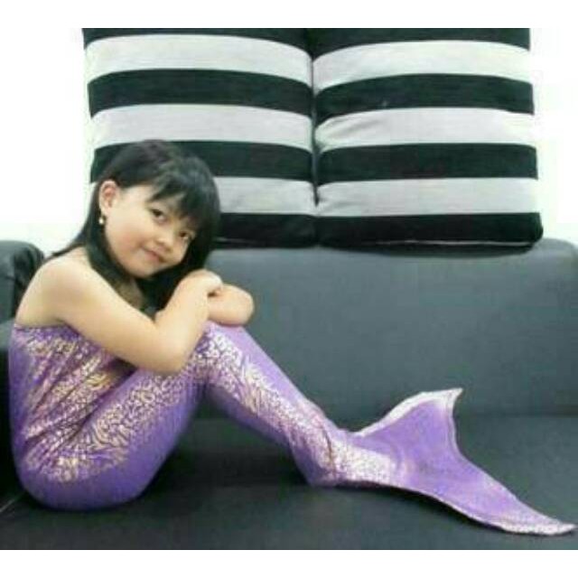 Baju  mermaid putri duyung mainan anak anak harga grosir