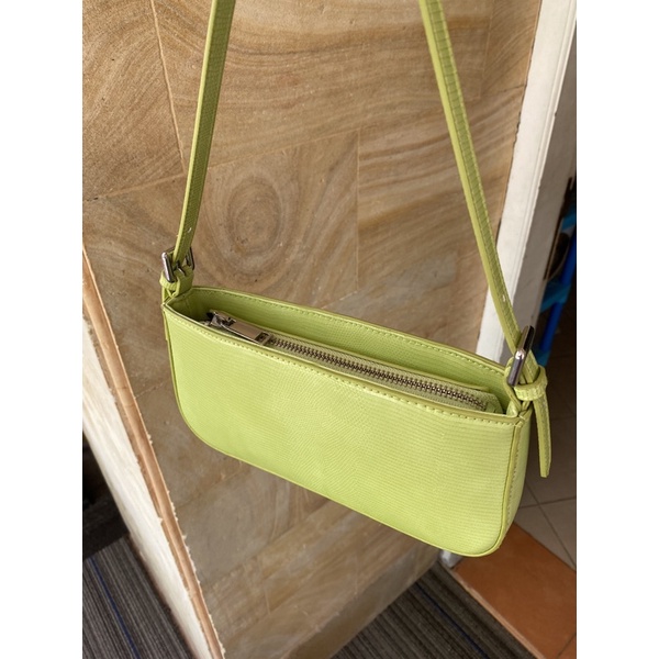 mango croc effect bag