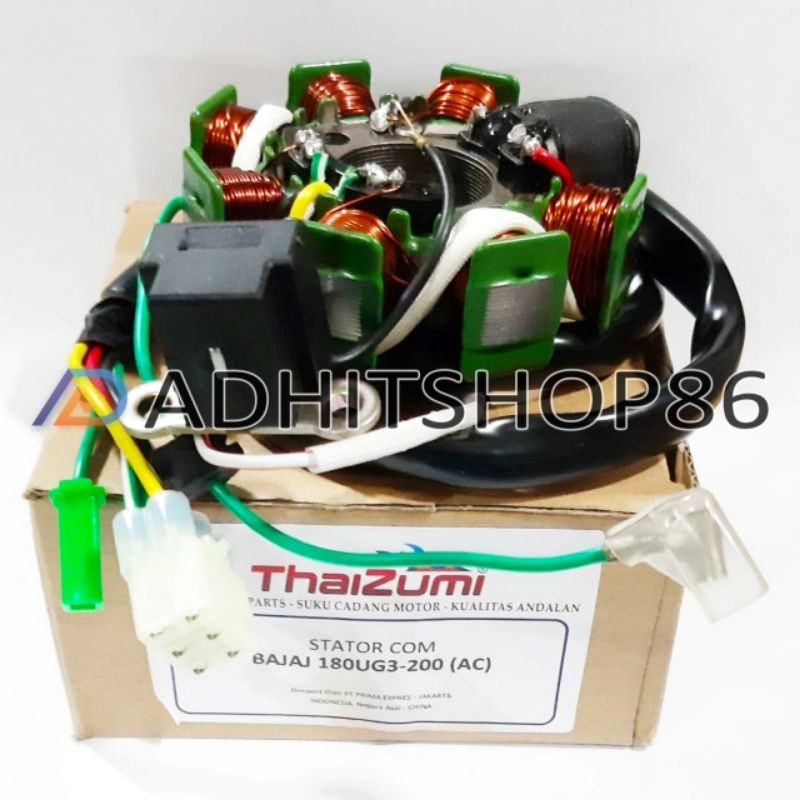 (BONUS BUSI 1PCS)  SPUL BAJAJ PULSAR 180 Ug3 200 STATOR  SPOOL BAJAJ PULSAR 180 UG3 200 200 DTSI SPU