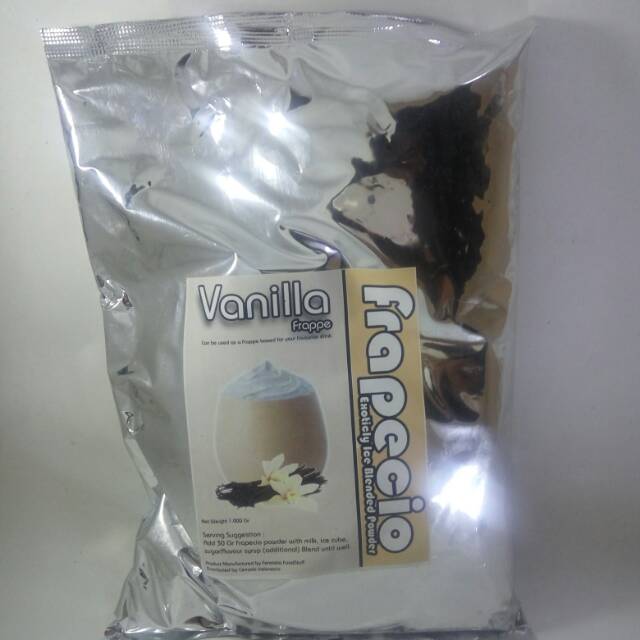 

Premium POWDER ICE BLEND FRAPECIO VANILA PROMO BUY 10 get 1 syrup MONIN 700ml