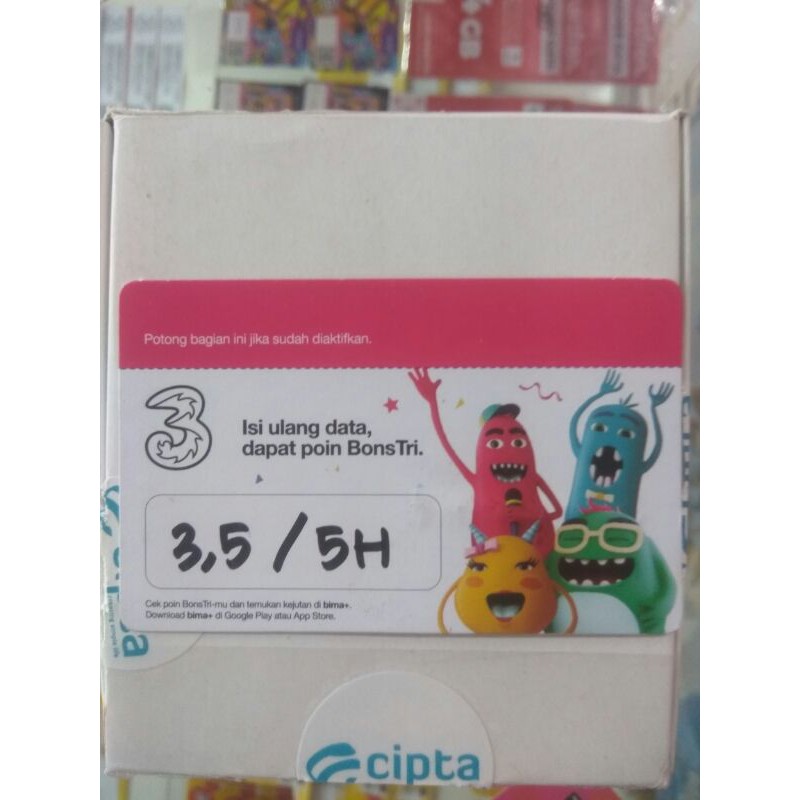 Voucher Tri Happy 3,5GB