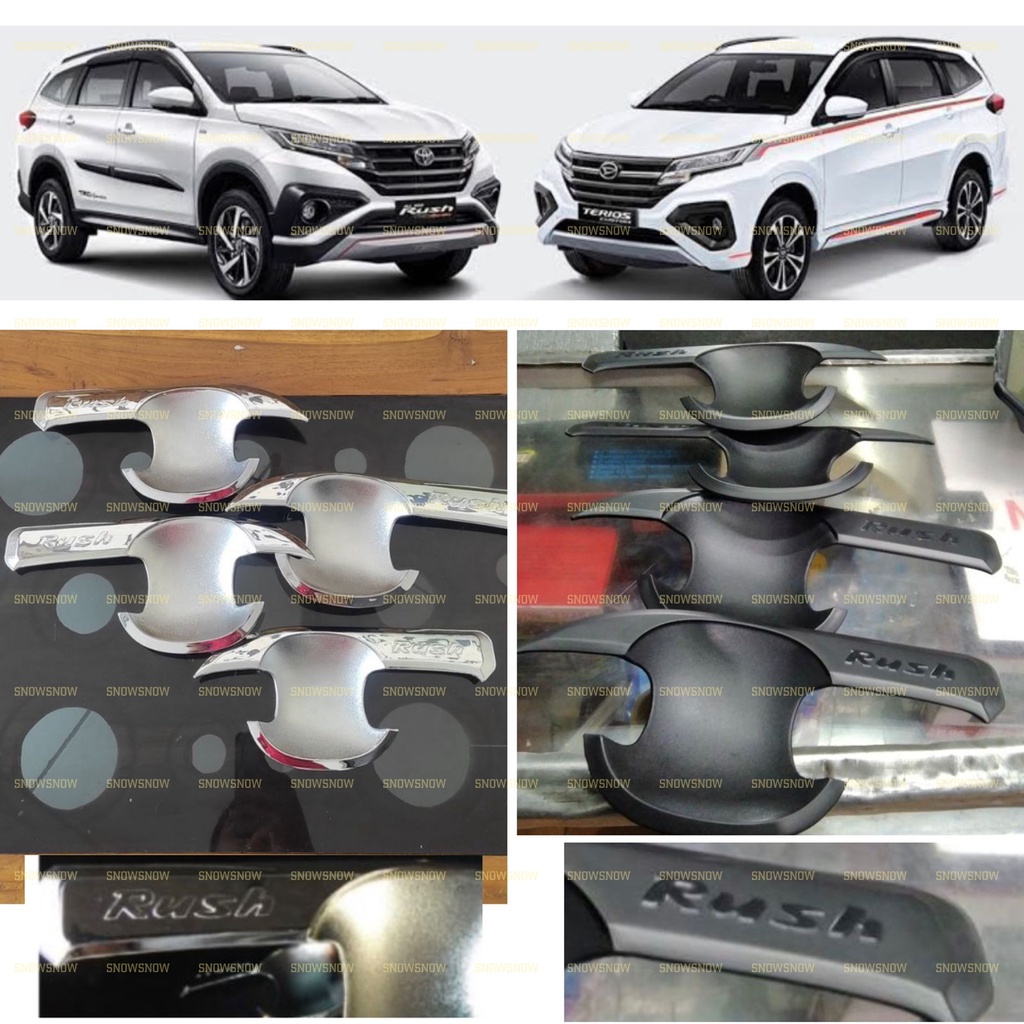 Outer Cover Mangkok All New Rush Terios 2018 2020 2022 2023 Sporty Hitam Chrome