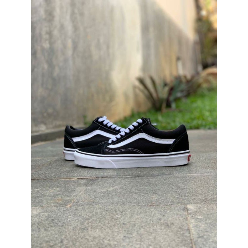 Jual Vans Old Skool (Black White) | Shopee Indonesia