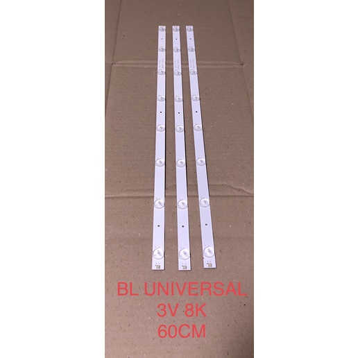 Backlight-BL-Lampu LED TV Universl 3V 8K