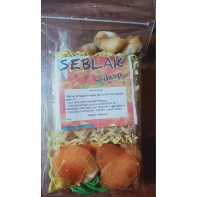 

Seblak sedap instan