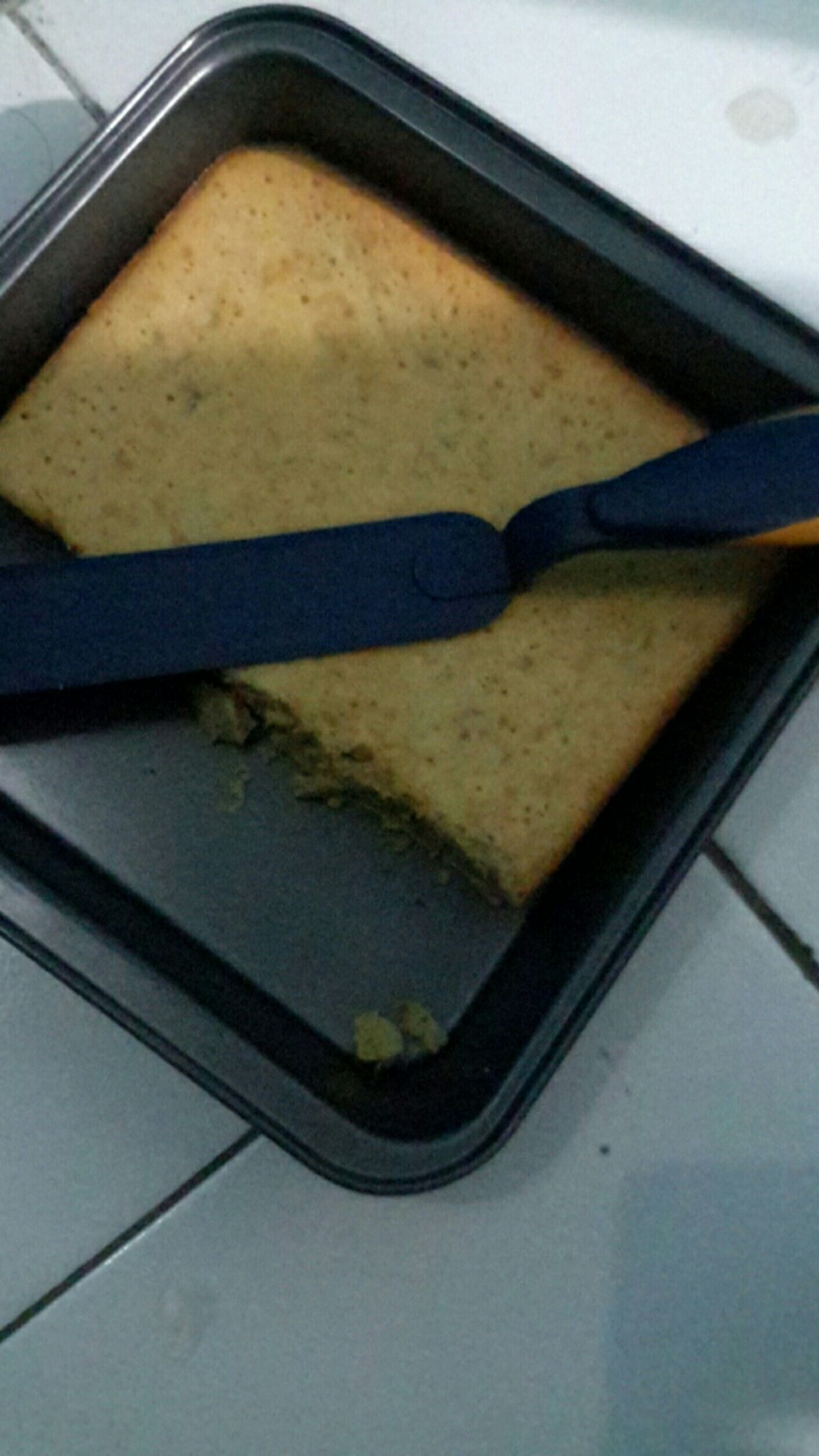 Maxim Bakeware Loyang Kue Teflon Anti Lengket 23cm Square Pan + Cake Spatula / Sutil Nylon