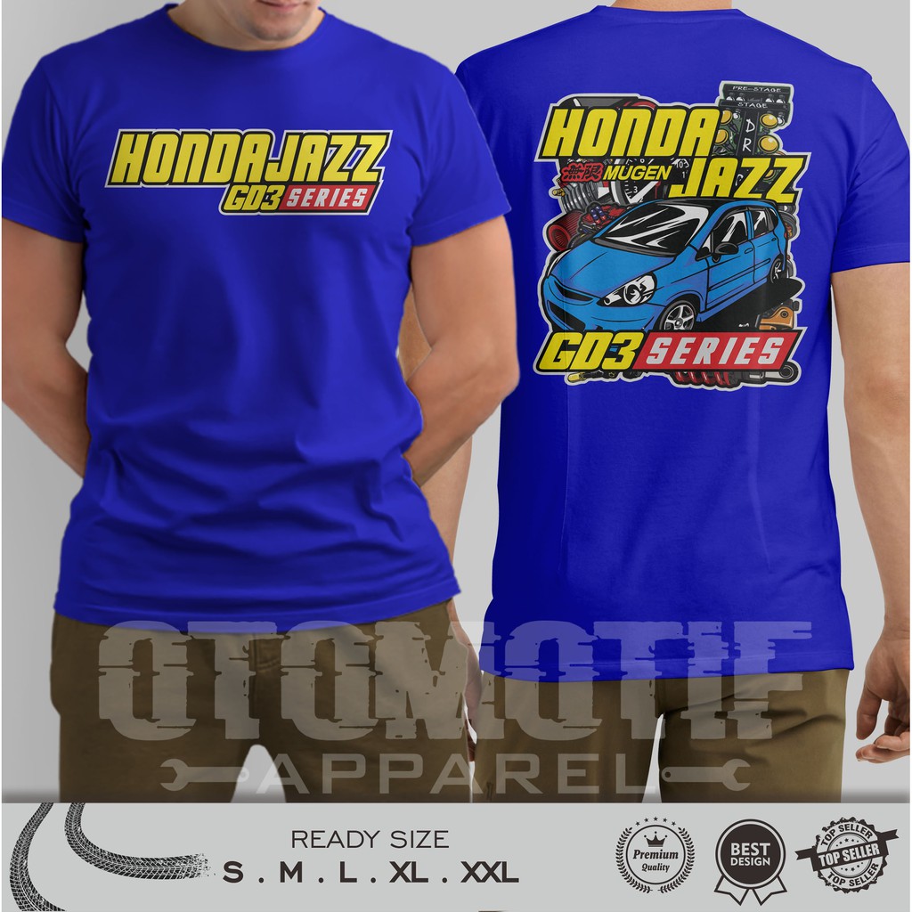 KAOS OTOMOTIF JAZZ GD3 JDM SERIES