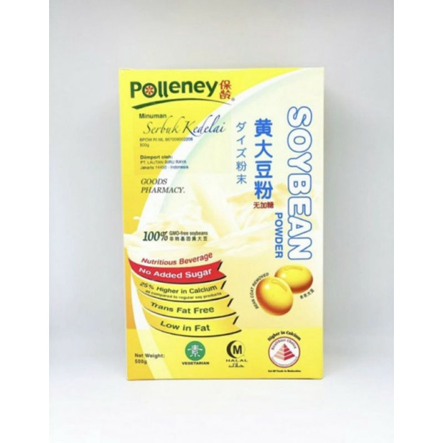 

Minuman Serbuk Kedelai Polleney Soybean Powder 500 gr