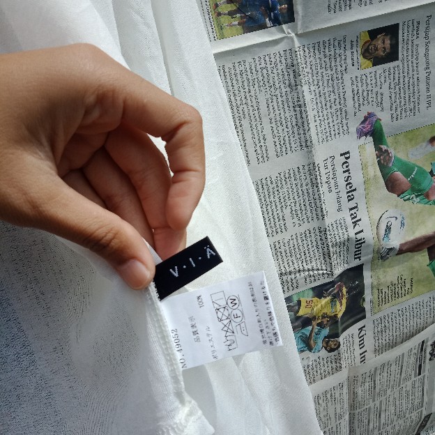 Batik Wanita Atasan Blouse Modern Kekinian Trendy Motif Daun Bambu By Batik Dua Putri Collection