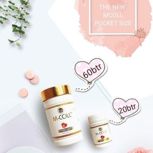 [ ORIGINAL ] M-COLL MCOLL M COLL Collagen Candy Permen Kolagen Beauty Vitamin Kulit Anti Aging
