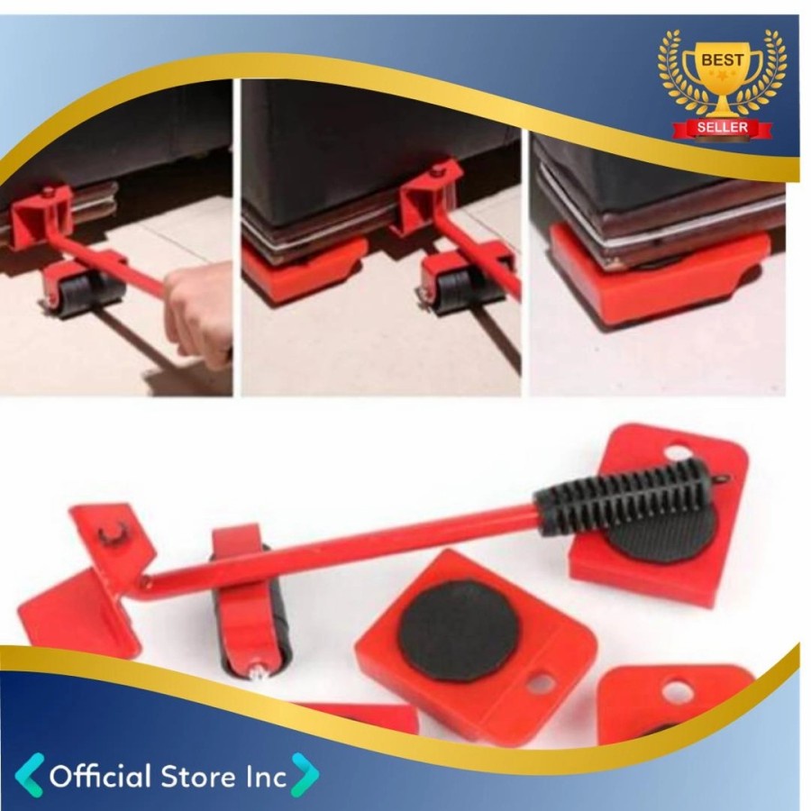 Forklift Mini Alat Bantu Dorong Kulkas Lemari Pindahan Barang Berat