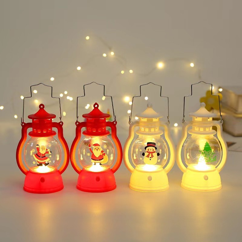 Lampu Lilin Petromax Natal Dekor Natal Murah Souvenir Christmas Grosir