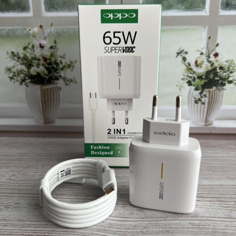 Charger Oppo 65W Original Supervooc Tipe C Fast Charging