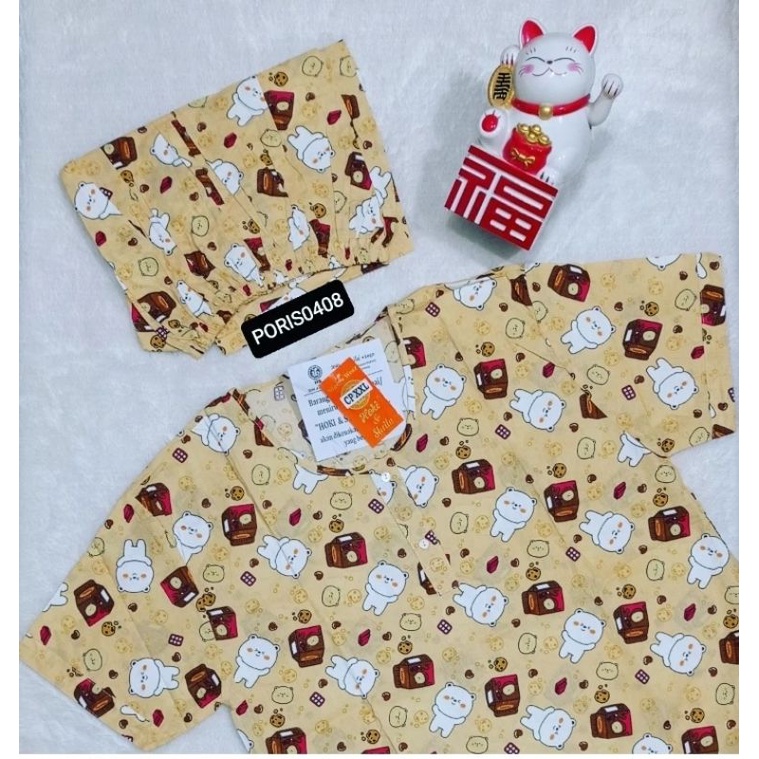 Baju Tidur HOKI &amp; SHEILA CPXXL Katun wanita (yummy bear)