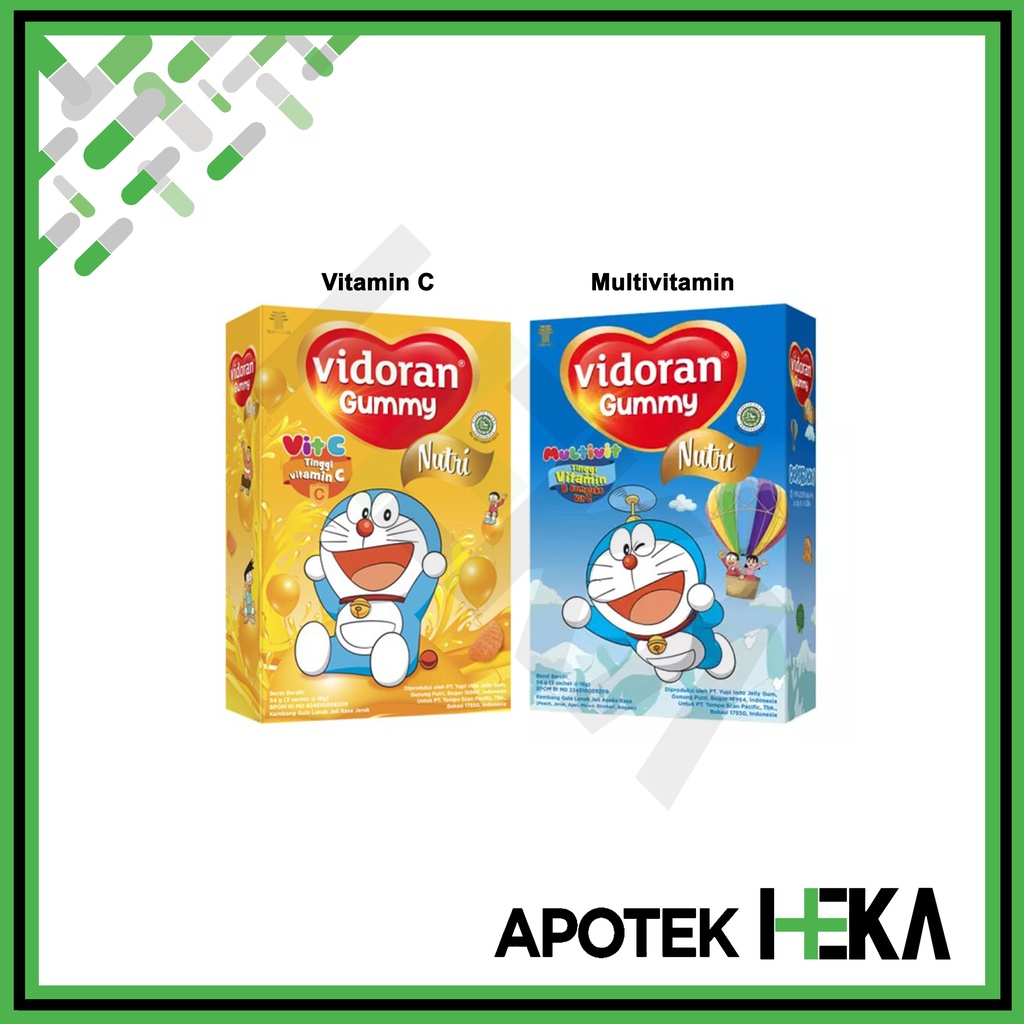 Vidoran Gummy 54 g - Suplemen Vitamin Anak (SEMARANG)