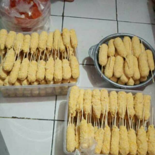 Corndog homemade , corndog murah, corndog mozarella , corndog keju , corndog sosis