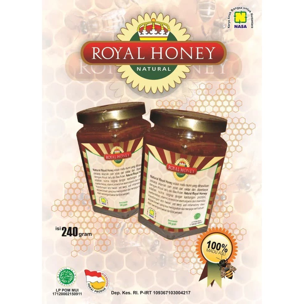 

Natural royal honey madu untuk daya tahan tubuh