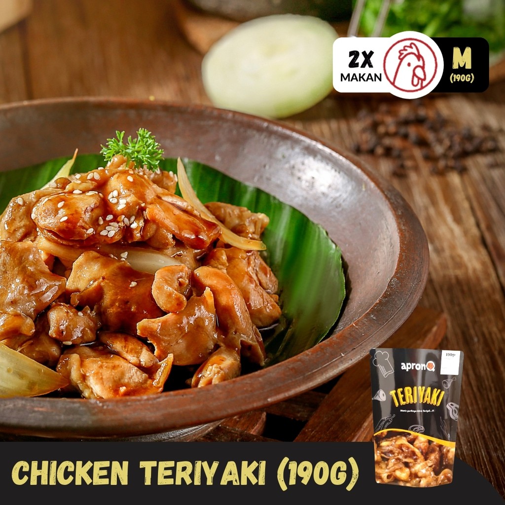 

APRONQ CHICKEN TERIYAKI 190 GRAM (MEDIUM)