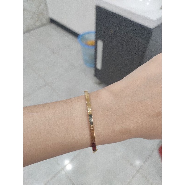 Gelang Emas Cartier 375%/8K