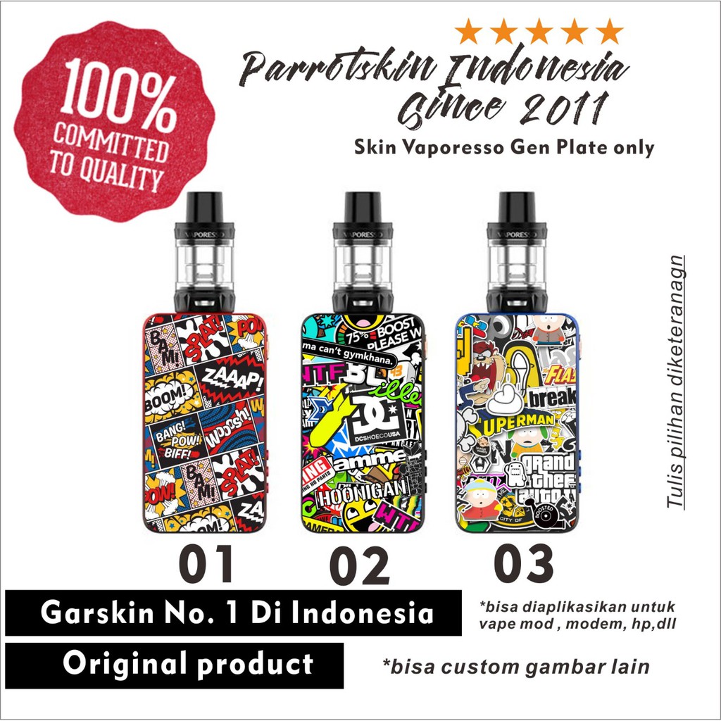 Garskin Skin VAporesso Gen Plate Only JDM