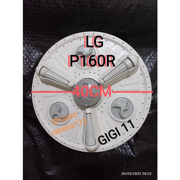 PULSATOR MESIN CUCI LG P160R 40CM GIGI 11  16kg-18kg