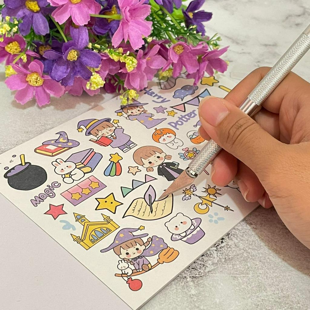 Buku Stiker KL-43 Ukuran Besar Cute Lucu / Buku Senmu Sticker Termurah Stationary Kekinian Edisi Spesial Unik Favorit Anak bisa Grosir dan COD