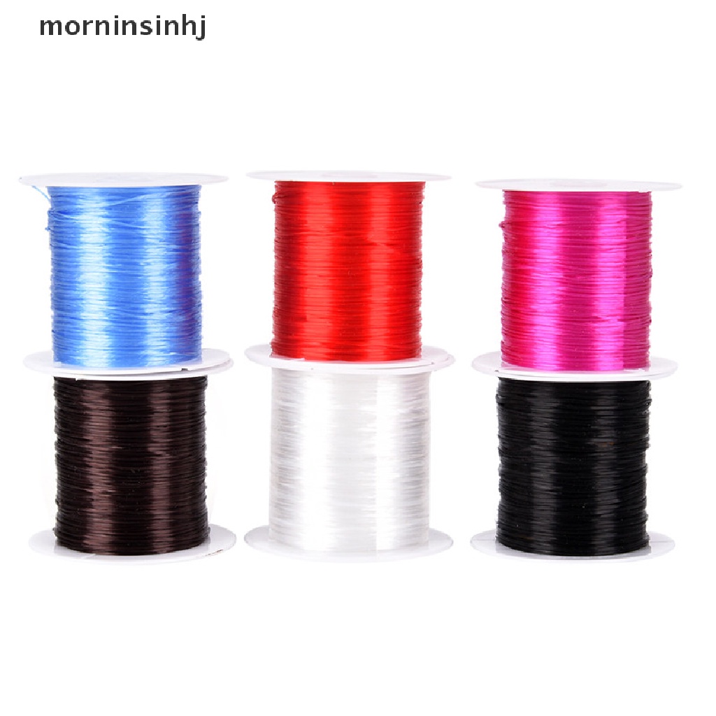 Mor Tali Elastis Kuat Lebar 1mm Untuk Membuat Perhiasan Gelang Diy