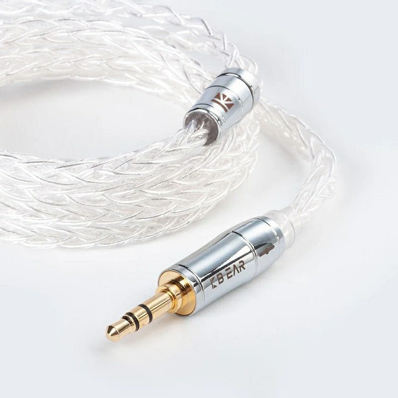 KBEAR Limpid Pro 8 Core 99.998% Pure Silver Cable Upgrade Cable