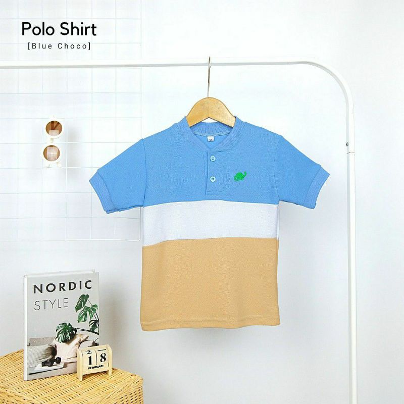 Kaos Polo Anak/Polo Shirt tree tone/Kaos polo anak 3 warna
