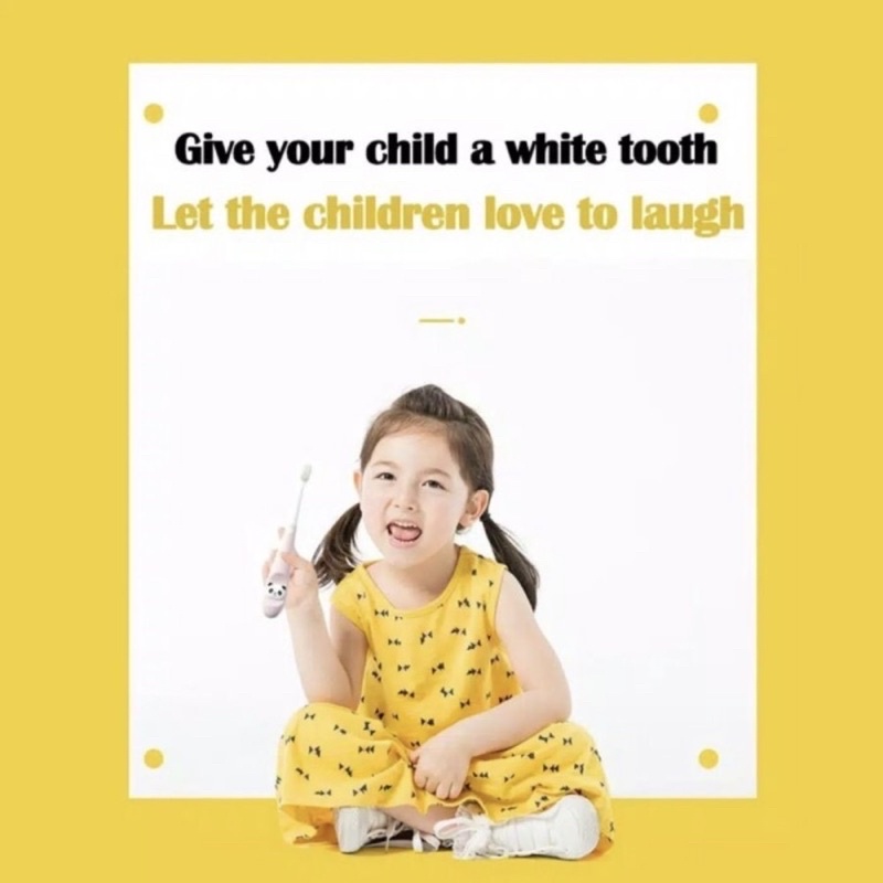 Sikat Gigi Bayi / Anak Bulu Halus Lembut Training Tooth Brush Karakter Panda