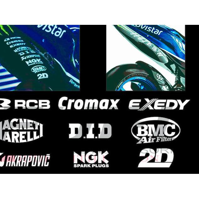 Sticker/Stiker Sponsor Motogp Yamaha (R25, R15, R6, R1, YZF, MT)