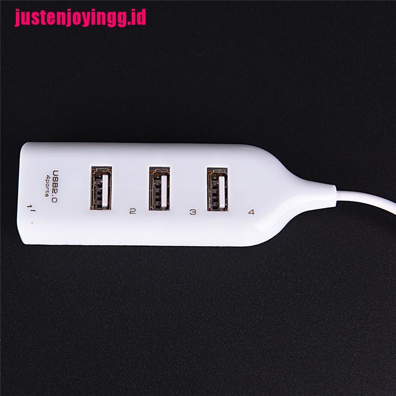 Adaptor Splitter Hub 4 Port USB 2.0 Kecepatan Tinggi Untuk PC Komputer Laptop