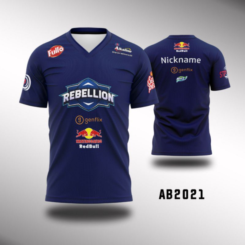 Jersey e-sport mobile legend Genflix rebellion terbaru 2021-2022