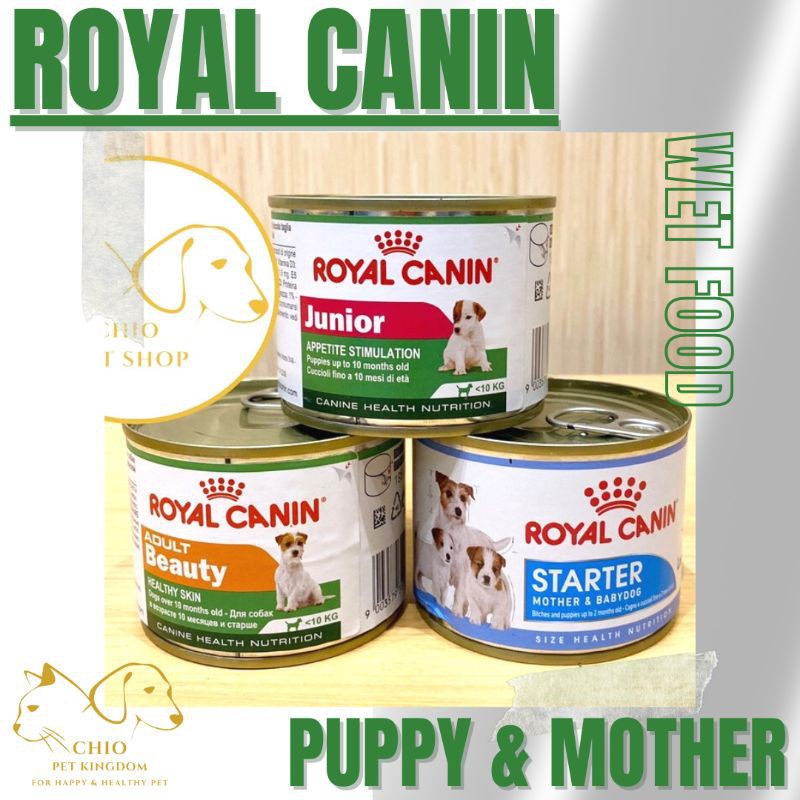 Royal Canin Dog Wet Food Starter - Puppy Mini - Mini Adult Beauty 1x195g Royal Canin Can Kaleng rc