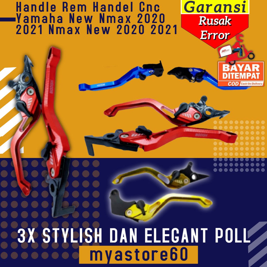 Handle Stang Rem Handel Cnc Aksesoris Yamaha New Nmax 2020 2021 Nmax New 2020 2021 Terbaru Trendy