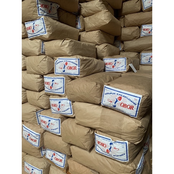 

Kerupuk Kakap/Udang Cap Obor 1 bal isi 5 kg