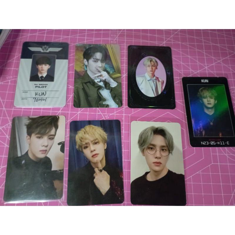 official photo card PC Kun nct way v pilot universe jwl yearbook yb emphaty 2020 2019 future Reso
