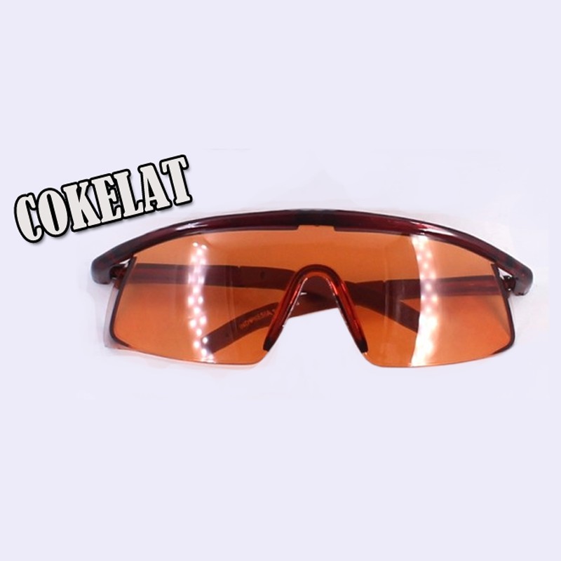 Kacamata Safety APD Fashion Sporty Multicolor Kaca mata Berkendara Olahraga Glasses Anti Fog UV