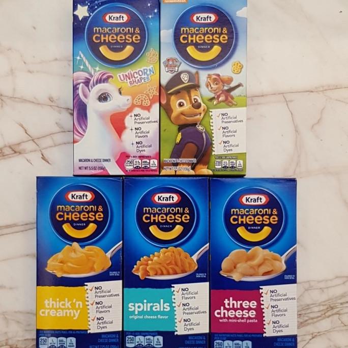 

KRAFT Mac n Cheese makaroni instan dengan bumbu lengkap USA 206 gr