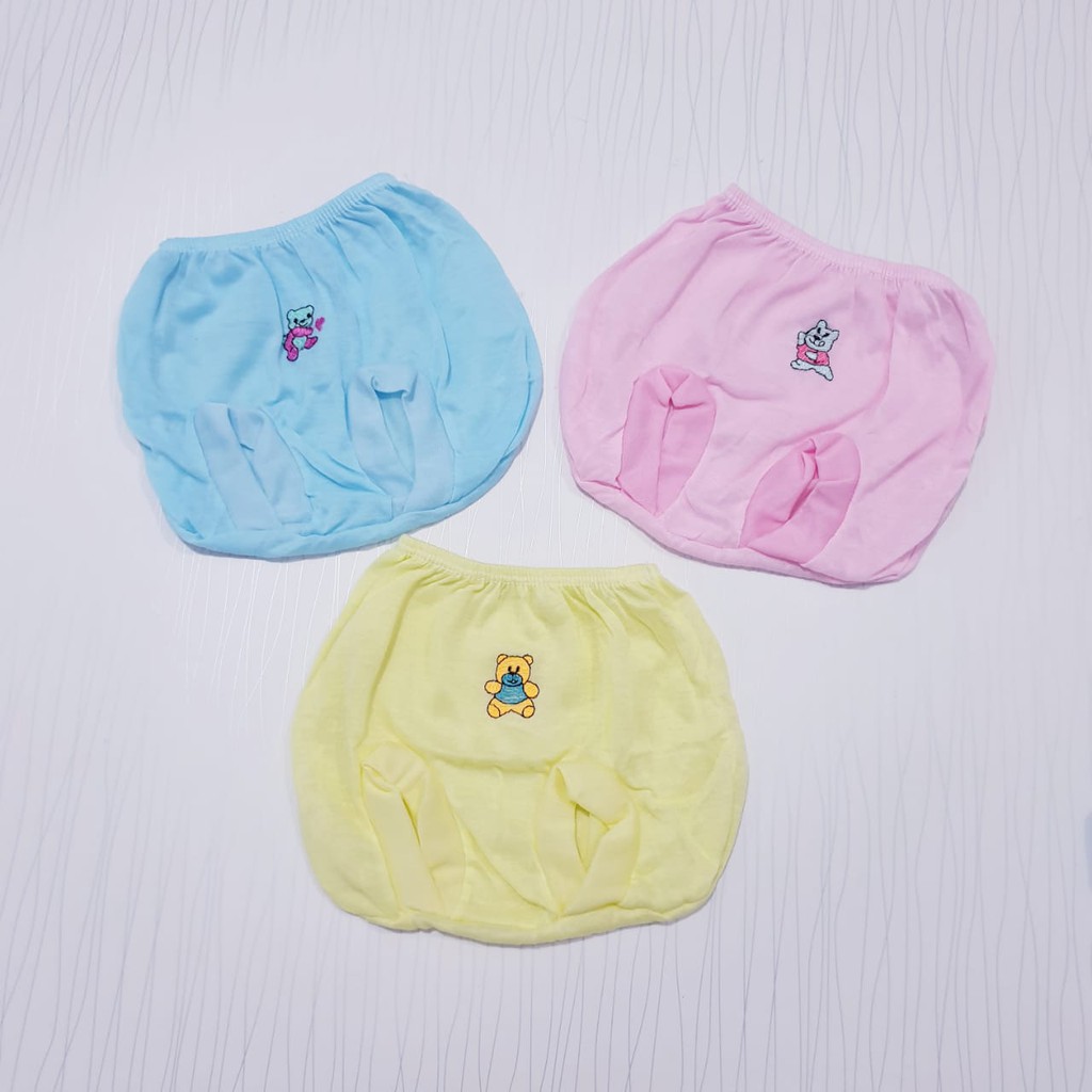 celana pop bayi isi 3 pcs bahan lembut untuk baby newborn / celana pendek baby