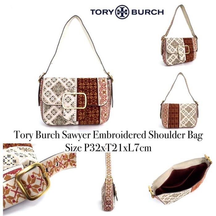 Jual Tory Burch Bag Murah Original Premium Mini Tas Selempang W3TB Sawyer  Embroidered Shoulder bag Tas TB | Shopee Indonesia