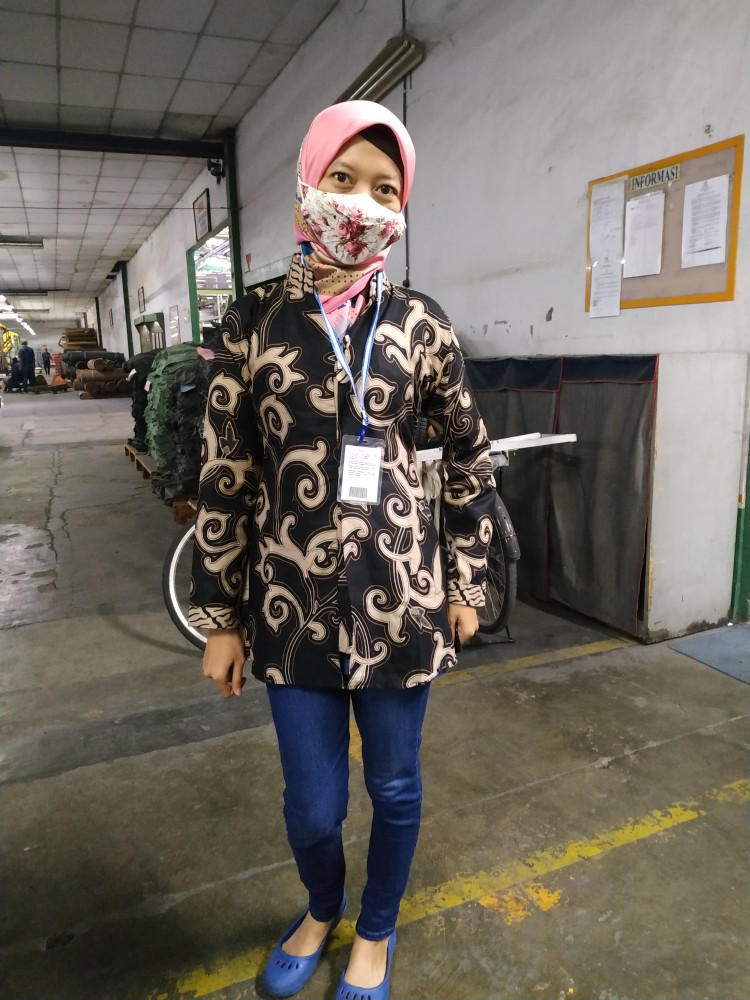 Batik Tunik Shibori Jumputan Terbaru Size S-3l / Hrb026 Yelbor Navbor / Biru Putih