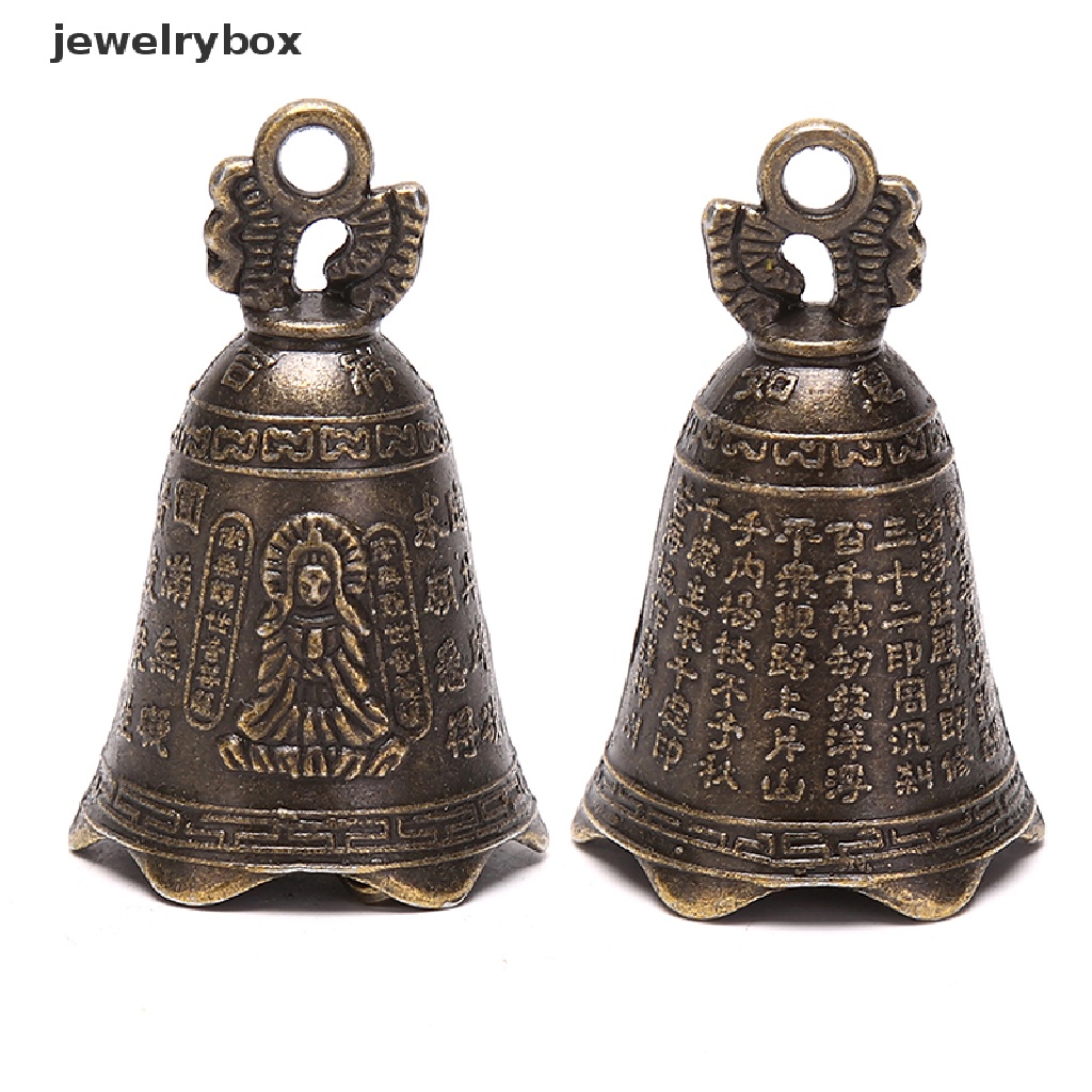 (jewelrybox) Lonceng Angin Mini Motif Ukir Buddha Guanyin Untuk Dekorasi DIY