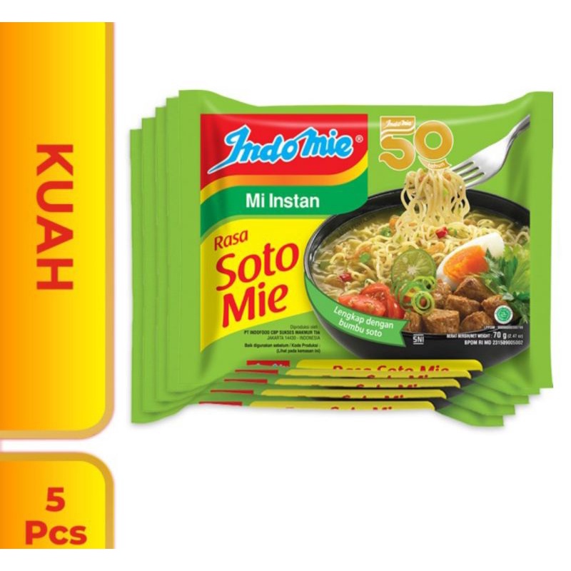 

Indomie soto 5pcs