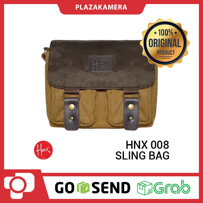 HONX HNX 008 Sling Bag Brown Brown - Tas Kamera