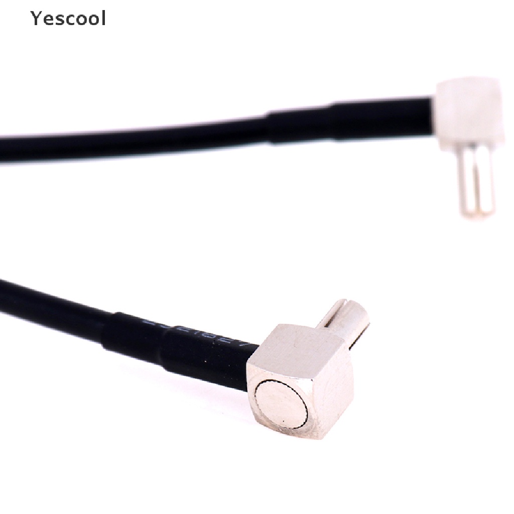 Yescool Kabel splitter y sma female Ke 2 x ts9 male Panjang 15cm rg174