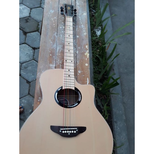 GITAR AKUSTIK YAMAHA APX500 PEMULA FREE PACKING KAYU